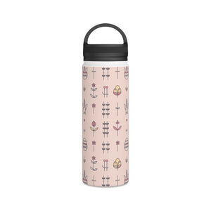 Insulated Stainless Steel Water Bottle - Easter Bunny and Eggs - Dipaliz - Bottles