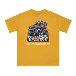 Easter Eggs Truck Organic Tee - Colorful Comfort Style - Dipaliz - T-shirts