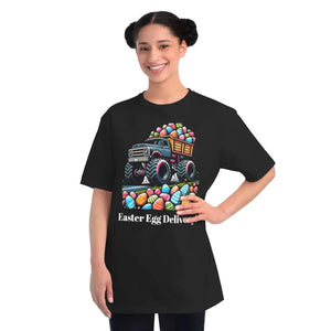 Easter Eggs Truck Organic Tee - Colorful Comfort Style - Dipaliz - T-shirts