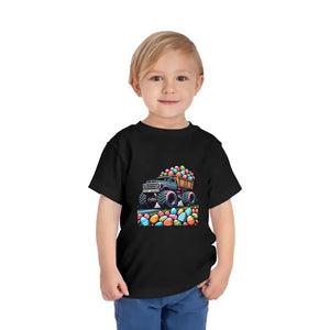 Toddler Short Sleeve Cotton Jersey Tee Easter Truck - Dipaliz - Baby & Tops