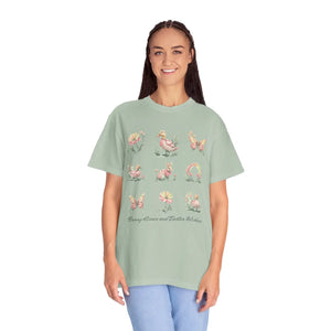 Soft Floral Wishes Unisex Tee Easter Bunny Kisses - Dipaliz - T-shirts