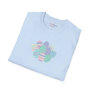 Soft Cotton T-shirt Easter Pastel Egg Cluster - Dipaliz - T-shirts