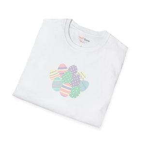 Soft Cotton T-shirt Easter Pastel Egg Cluster - Dipaliz - T-shirts