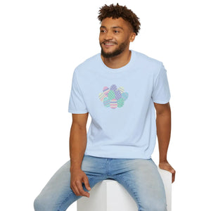 Soft Cotton T-shirt Easter Pastel Egg Cluster - Dipaliz - T-shirts