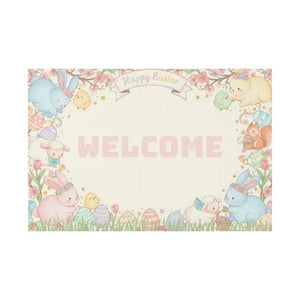 Easter Bunny Plastic Yard Sign - Egg Welcome Spring Decor - Dipaliz - 36″ x 24″ (horizontal) - Home