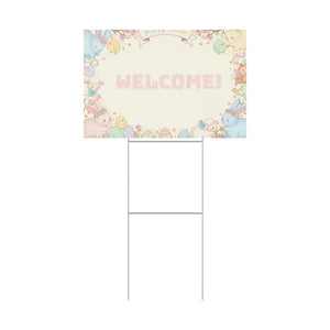 Easter Bunny Plastic Yard Sign - Egg Welcome Spring Decor - Dipaliz - Home