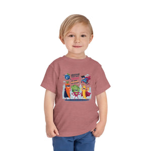 Soft Cotton Toddler T-shirt - Veggie Fun Design - Dipaliz - T-shirts