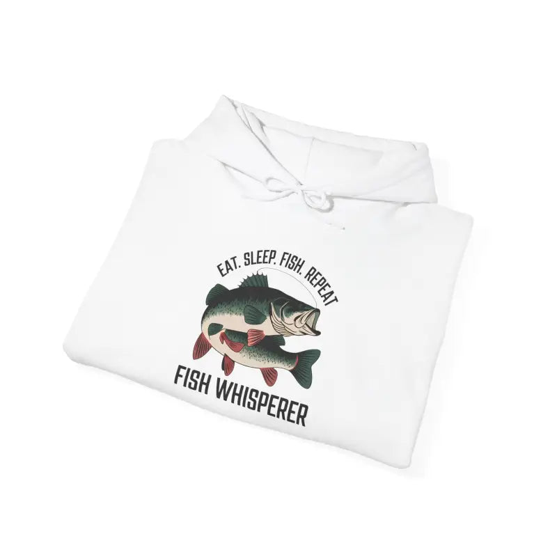 Ultimate Comfort: Eat Sleep Fish Unisex Heavy Blend Hoodie