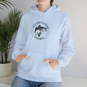 Eat Sleep Fish Heavy Blend Hoodie - Comfort Fishing Apparel - Dipaliz - Sweatshirts