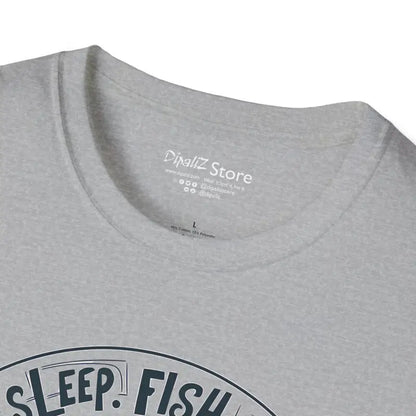 Eat Sleep Fish Repeat: Soft & Comfy Unisex Tee - T-shirt