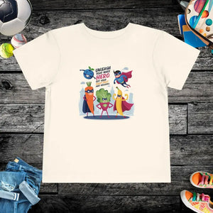 Toddler T-shirt Classic Fit Veggies Fun Design - Dipaliz - Natural / 2t - T-shirts
