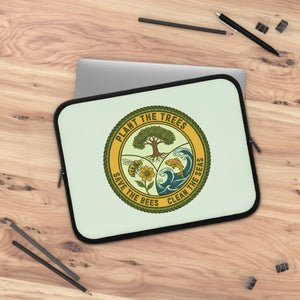 Eco Badge Laptop Sleeve - Neoprene Protective Case - Dipaliz - Sleeves