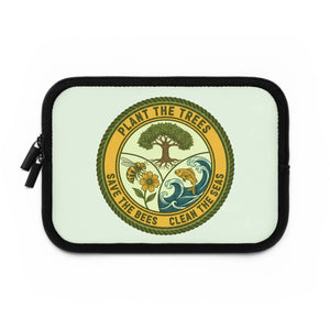Eco Badge Laptop Sleeve - Neoprene Protective Case - Dipaliz - Sleeves