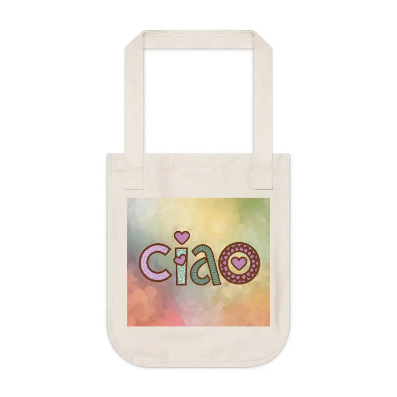 Eco Bliss Organic Canvas Tote: Carry Happiness Sustainably! - one Size / Natural Bags