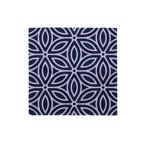 Dark Blue Bandana Geometric Pattern Eco Friendly - Dipaliz - s - Bandanas & Headties