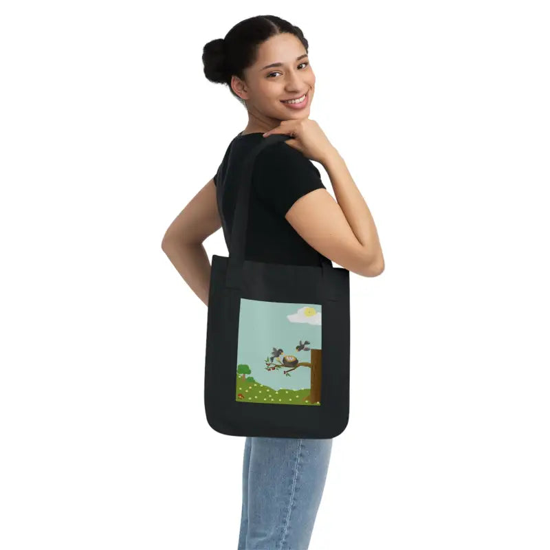 Eco-chic Canvas Tote Bag: Stylish & Sustainable Fashion - Bags