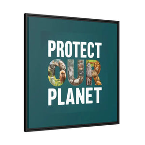 Black Pinewood Frame Matte Canvas Wall Art - Dipaliz - Posters Prints & Visual Artwork