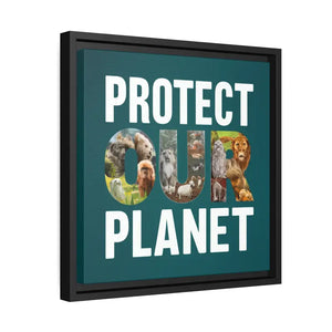 Black Pinewood Frame Matte Canvas Wall Art - Dipaliz - Posters Prints & Visual Artwork