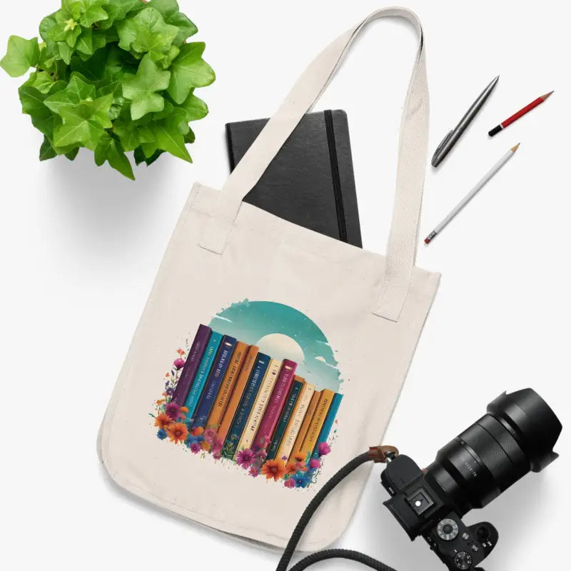 Eco-chic Canvas Tote: Elevate your Style with Nature’s Bliss - Bags