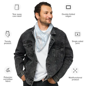 Bold Print Bandana - Eco Friendly Women’s Accessory - Dipaliz - Bandanas & Headties