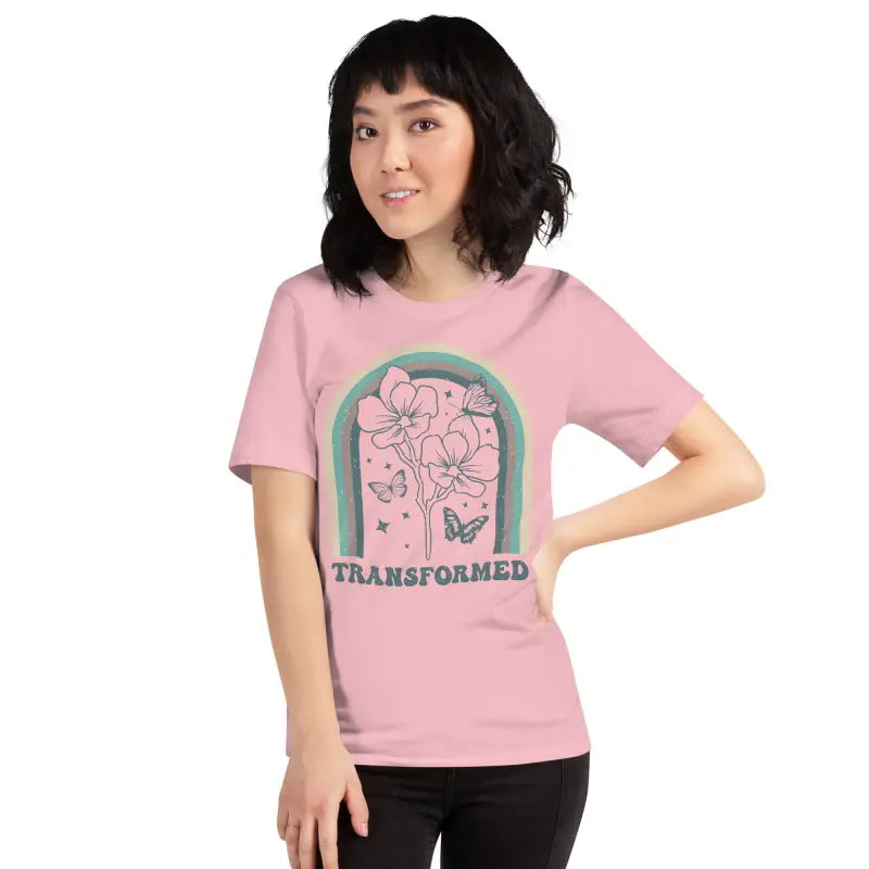 Eco-chic: Butterfly Transformed Unisex Tee - Pink / s T-shirt