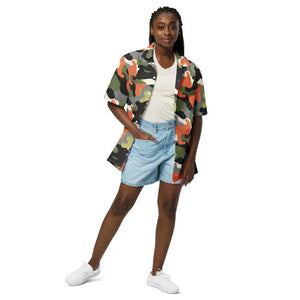 Unisex Camo Button Shirt - Summer Statement Style - Dipaliz - Shirts