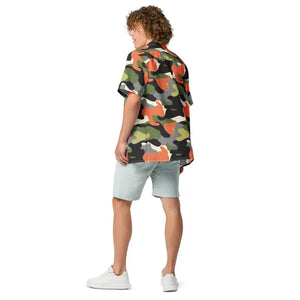 Unisex Camo Button Shirt - Summer Statement Style - Dipaliz - Shirts