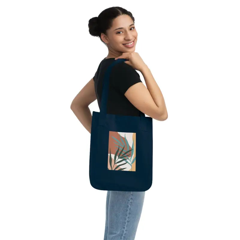 Eco-chic Canvas Tote Bag: Style Meets Sustainability - one Size / Navy Bags