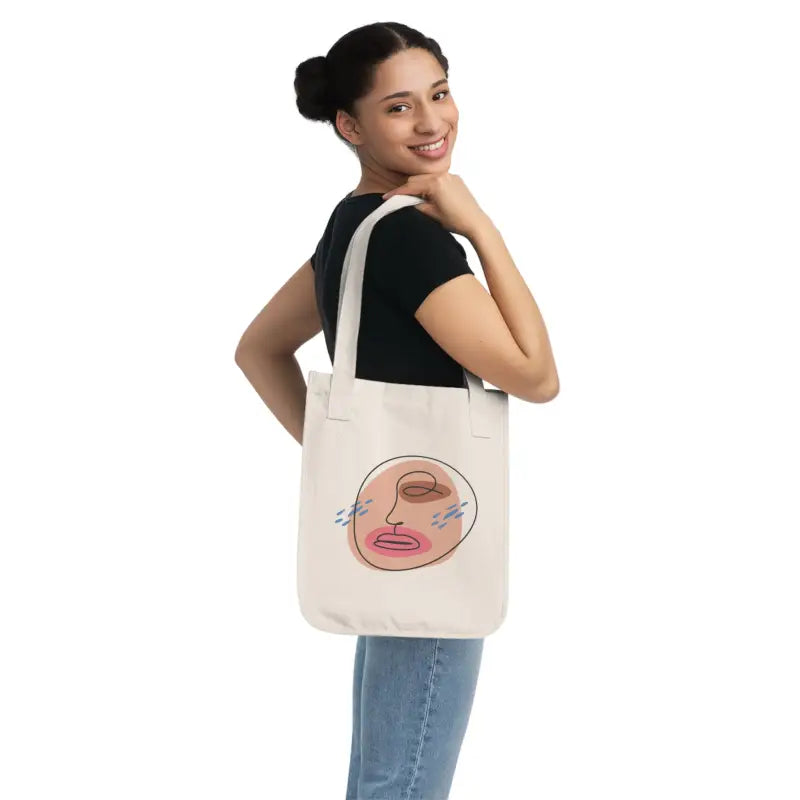 Eco-chic Canvas Tote Bag: Style Meets Sustainability - one Size / Natural Bags