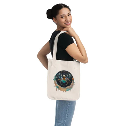 Eco-chic Canvas Tote: Flaunt your Sustainable Style Everyday - one Size / Natural Bags