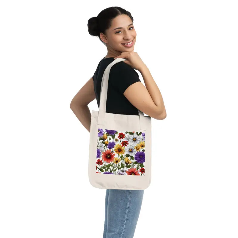 Eco-chic Canvas Tote Bag Trendy Style Save the Planet! - Bags