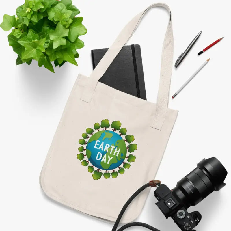 Eco-chic Organic Canvas Tote for Style & Sustainability - Bags