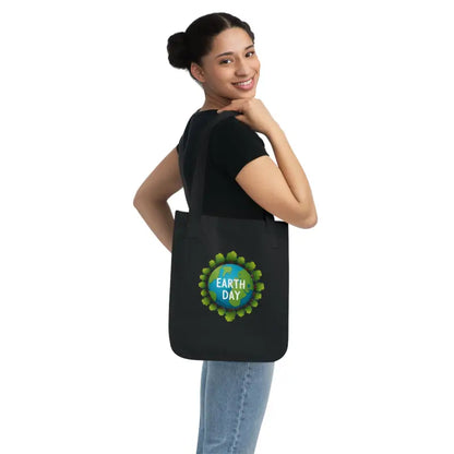 Eco-chic Organic Canvas Tote for Style & Sustainability - one Size / Black Bags