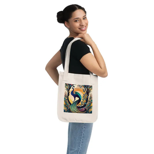 Eco-chic Organic Tote: Stylish & Sustainable Carry-all - one Size / Natural Bags