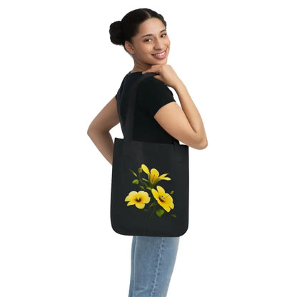 Eco-friendly Yellow Canvas Tote Bag: Style Meets Sustainability - Bags