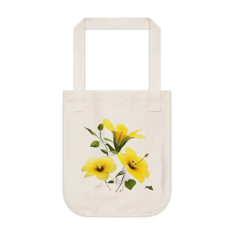 Eco-friendly Yellow Canvas Tote Bag: Style Meets Sustainability - Bags