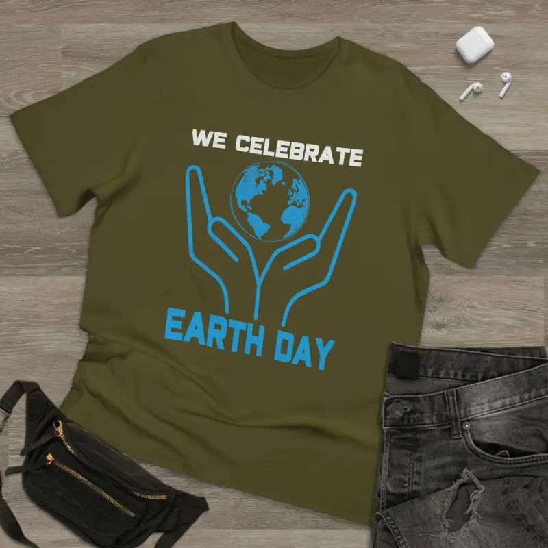 Eco-chic Earth Day Deluxe Tee: Celebrate In Style! - T-shirt