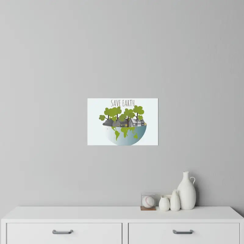 Transform your Space with Eco-chic Earth Wall Decals - Decal