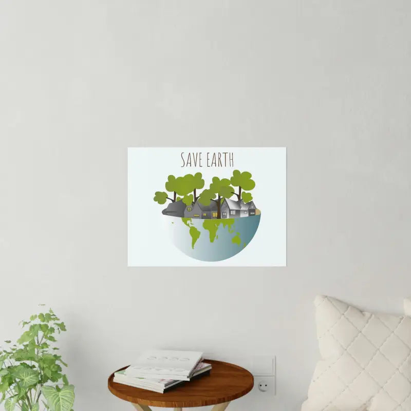 Transform your Space with Eco-chic Earth Wall Decals - Decal