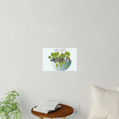 Transform your Space with Eco-chic Earth Wall Decals - Decal