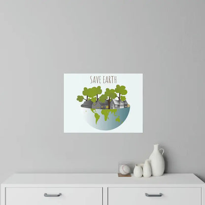 Transform your Space with Eco-chic Earth Wall Decals - Decal