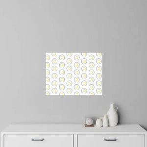 Grey Circles Wall Decals - Modern Removable Fabric - Dipaliz - Home Decor