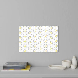Grey Circles Wall Decals - Modern Removable Fabric - Dipaliz - Home Decor