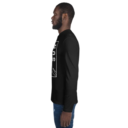 Eco-chic Long Sleeve Fitted Tee: Stand out in Style - T-shirt