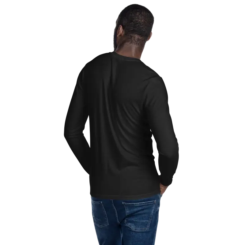 Eco-chic Long Sleeve Fitted Tee: Stand out in Style - T-shirt