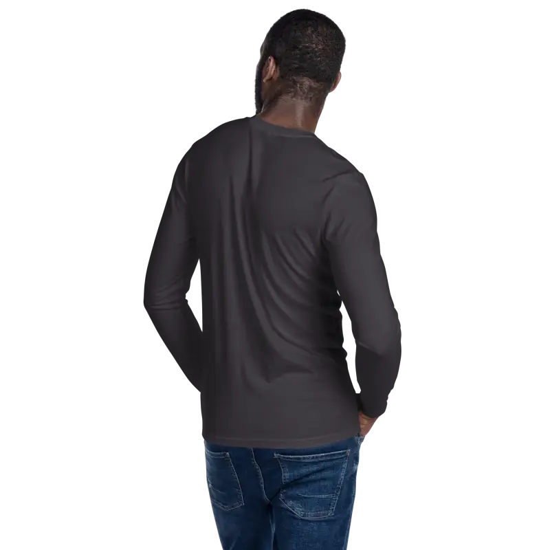 Eco-chic Long Sleeve Fitted Tee: Stand out in Style - T-shirt