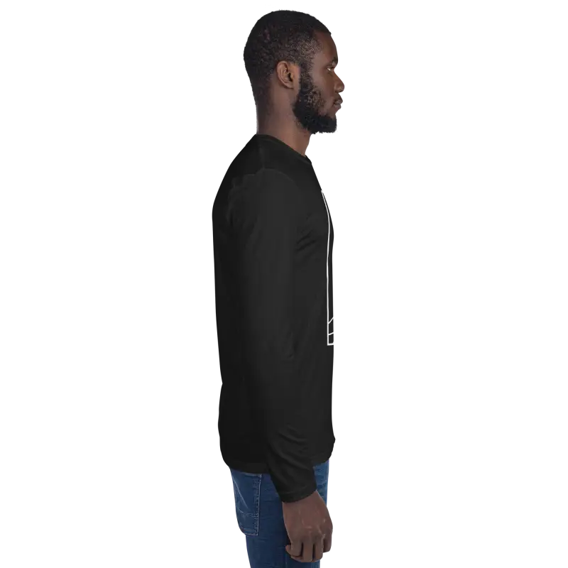 Eco-chic Long Sleeve Fitted Tee: Stand out in Style - T-shirt