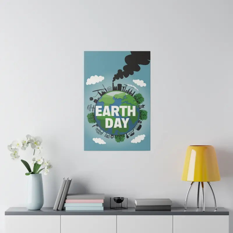 Vibrant Eco-chic Canvas: Elevate with Renewable Forests Decor - Canvas