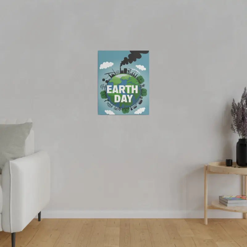 Vibrant Eco-chic Canvas: Elevate with Renewable Forests Decor - Canvas