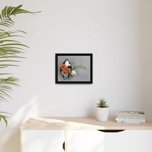 Fresh Vegetables Matte Canvas Black Frame Wall Art - Dipaliz - Posters Prints & Visual Artwork
